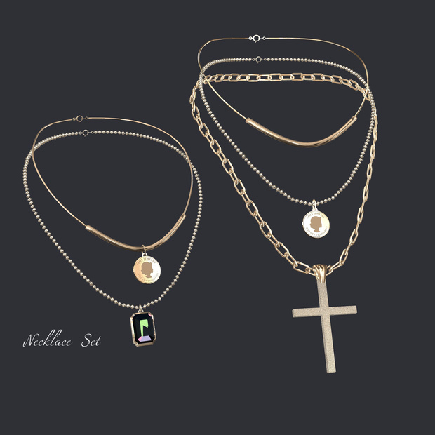 Necklace 5点セット(バングル付き)