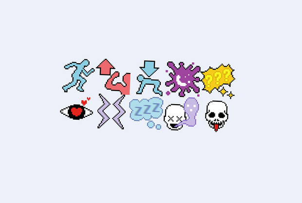【ドット絵】　状態定義アイコン　【32×32サイズ】