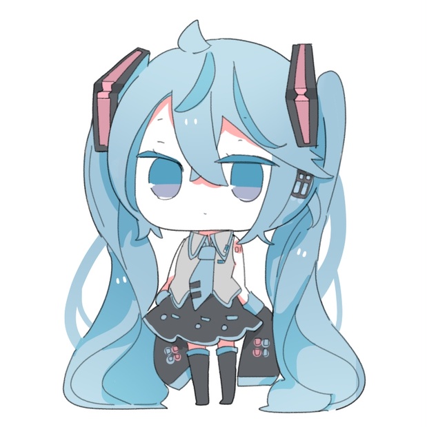 初音ミクさんのミニアクリルブロック - かまだろう - BOOTH