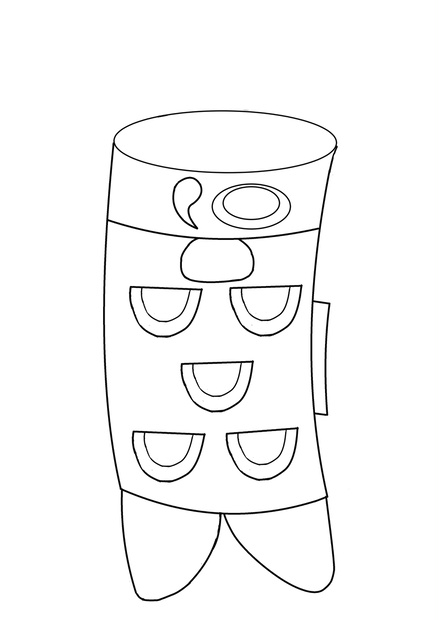 こいのぼり　ぬりえ