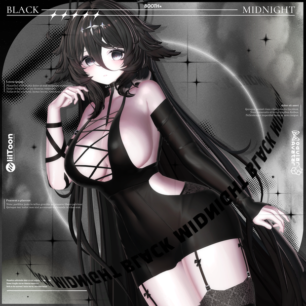 [4対応] ⯎❤ Black_Midnight ❤⯎