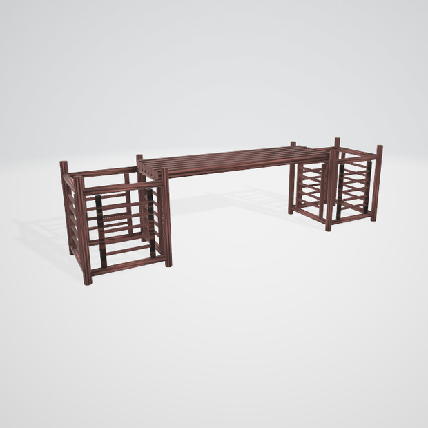 ３ｄ　モデル　素材　ベンチ　イス　