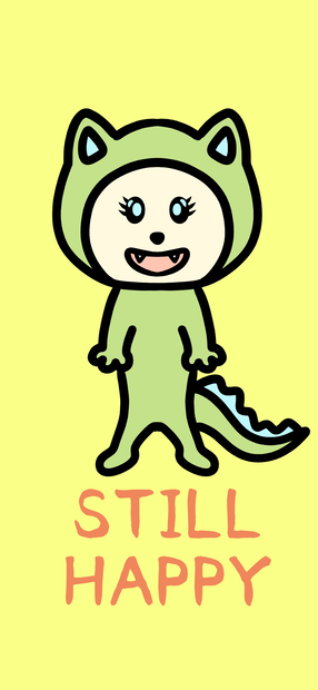 STILL HAPPY/iPhone壁紙セット(4 designs wallpapers)