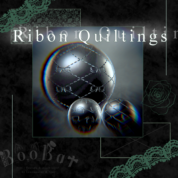 【マテリアル付】♰🎀 Ribon Quiltings 🎀♰【ノーマルマップ】