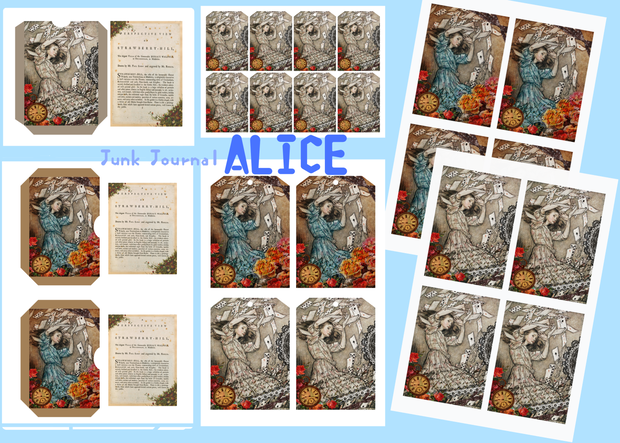Alice ジャンクジャーナル junkjournal アリス