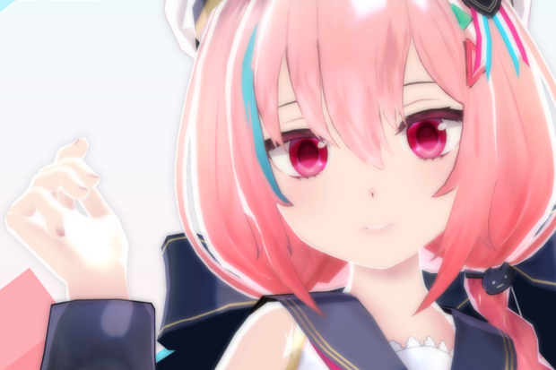 3Dかわいいアニメの女の子キャラクターアバター