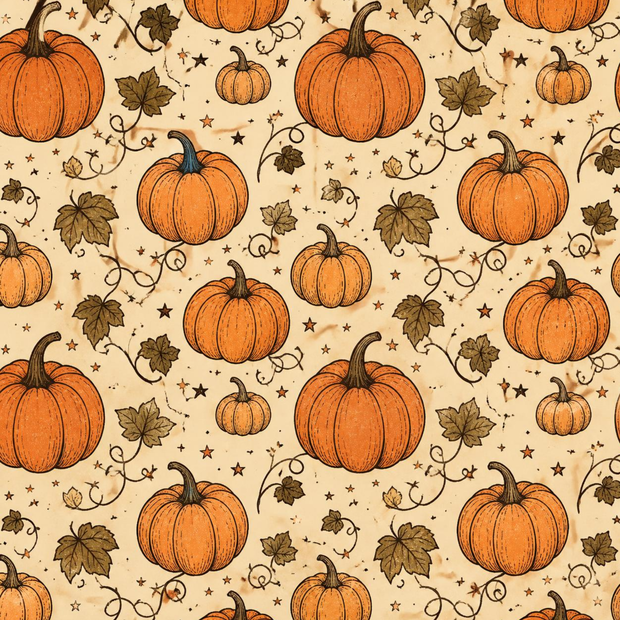 Halloween Digital Paper Pumpkin theme ハロウィン用デジタルペーパー　パンプキン