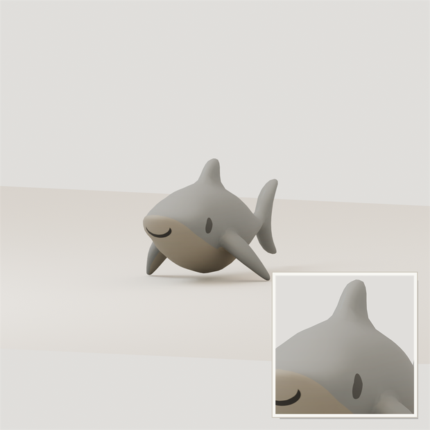 Stylized Shark 3D Model | Blender | スタイライズド・サメ3Dモデル