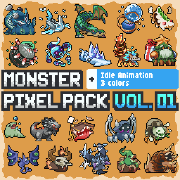 Mokemo Factory MONSTER PIXEL PACK Vol.1