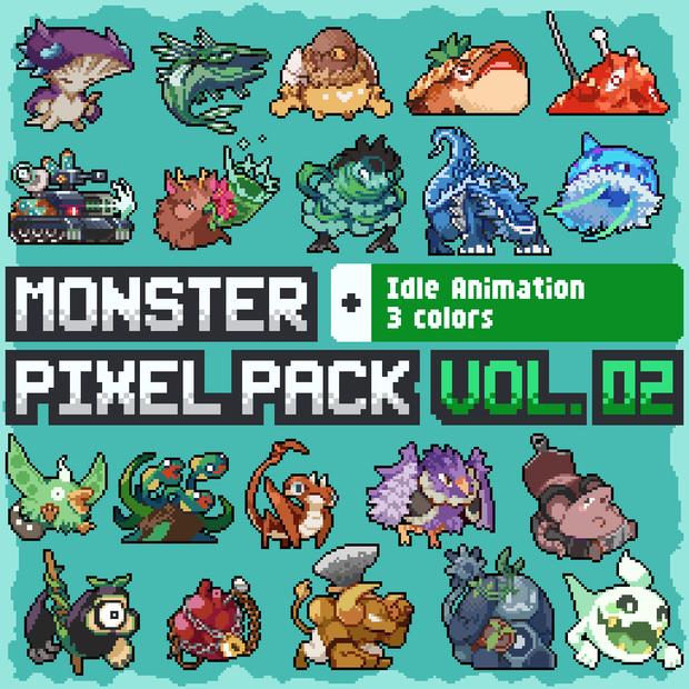 Mokemo Factory MONSTER PIXEL PACK Vol.2