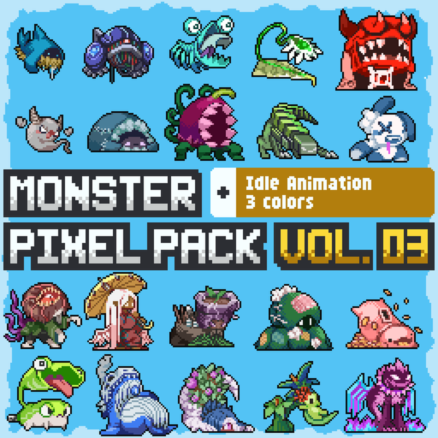 Mokemo Factory MONSTER PIXEL PACK Vol.3