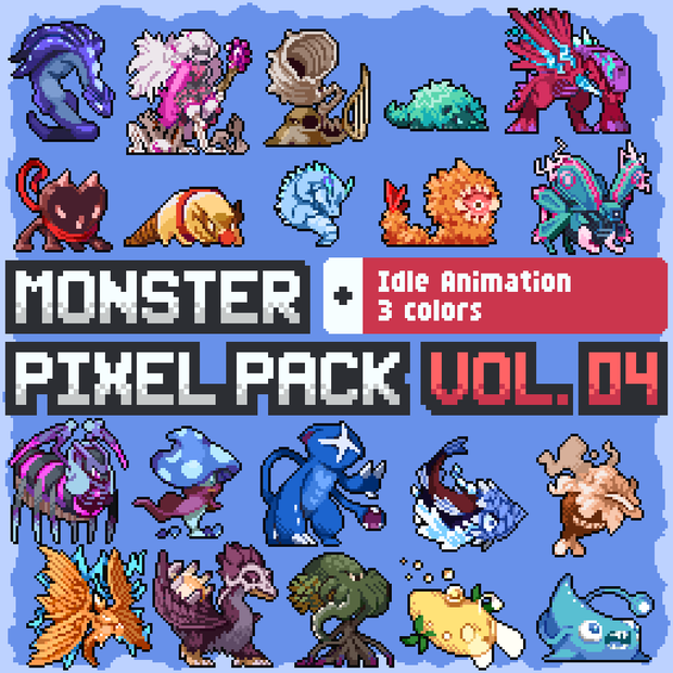 Mokemo Factory MONSTER PIXEL PACK Vol.4