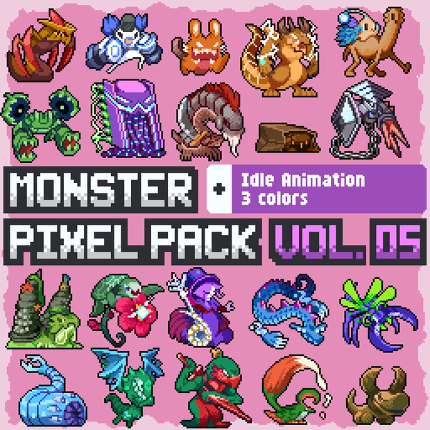 Mokemo Factory MONSTER PIXEL PACK Vol.5