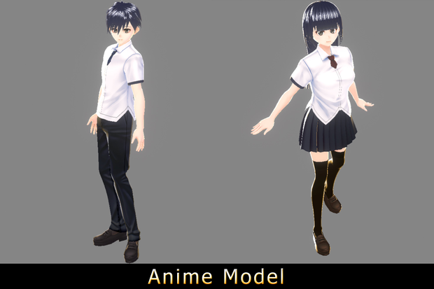【Anime Character】Uniform Pack