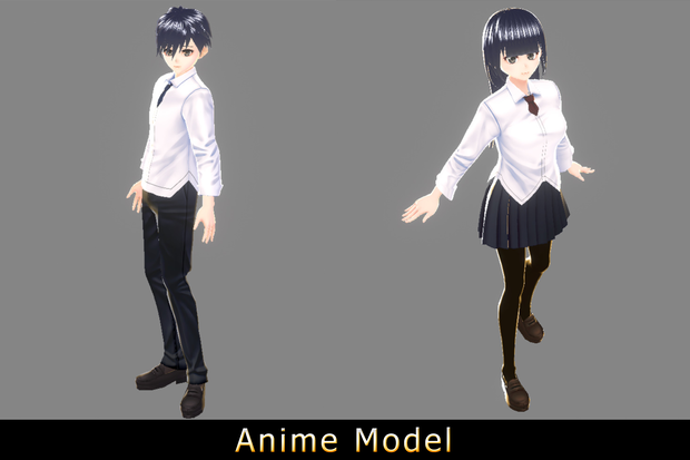 【Anime Character】Uniform Pack (V2)