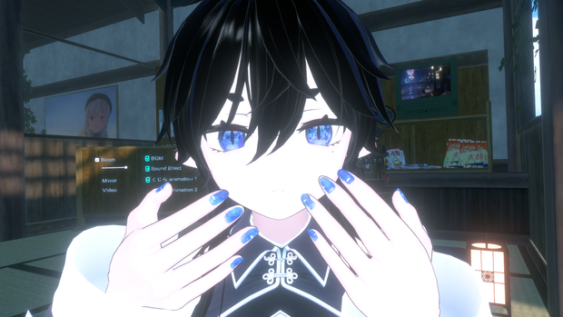 【龍のヨルちゃん】Aquarium Nail【ネイルテクスチャ】