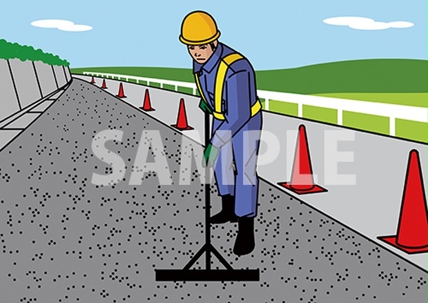 イラスト 道路工事 うぐいす美術制作堂 販売部 Booth