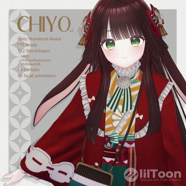 オリジナル3Dモデル　ちよ v2