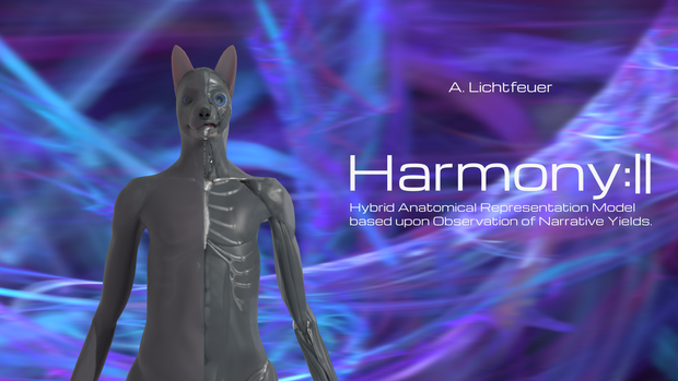 ハイブリッド解剖学モデル「Harmony:|| v2026-02-17」
