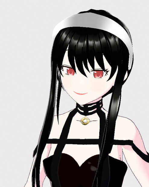 【VRoidStudio1.15.1】スパイファミリー風衣装（いばら姫ver）試作品