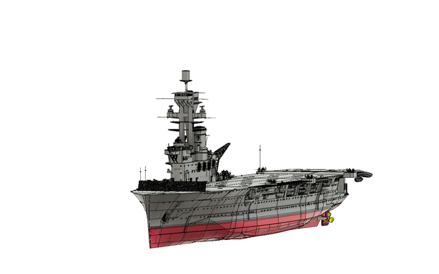 1/350 HMS HERMES ハーミス　1942