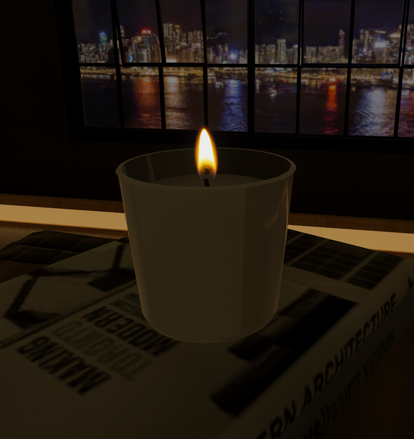Animated Candle Flame (Unity)(VRChat)