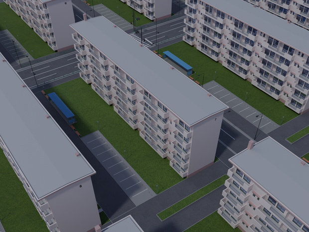 団地_(板状住棟)