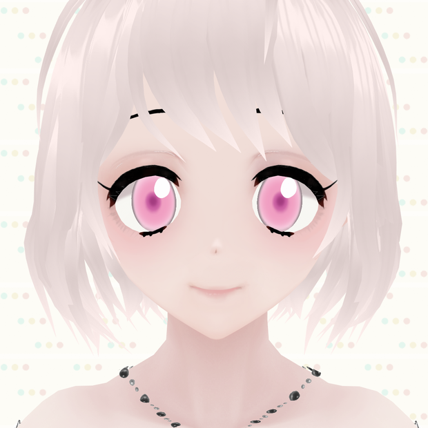 【Vroid用】瞳テクスチャーセット  禰豆子 (ねずこ)　Nezuko eye texture set