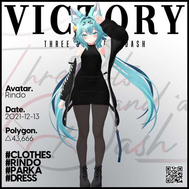 Rindo_Parka_Dress ・ 竜胆用パーカードレス