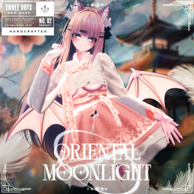 『5アバター対応』 【3D衣装モデル】 Oriental_Moonlight