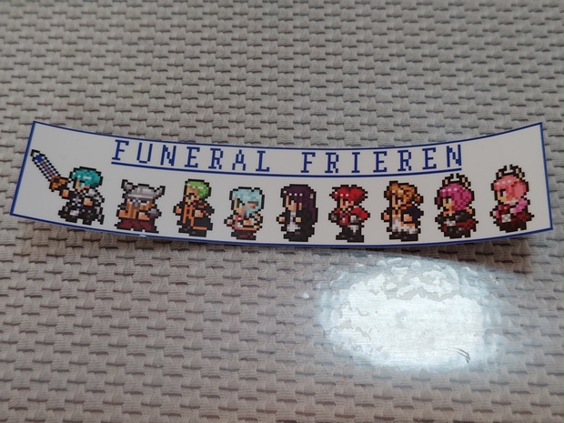 ドット絵ステッカーNo.1 葬送のフリーレン：FF風(小) - takopi