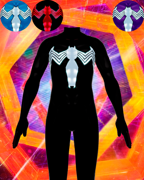 【VRoid】[UNISEX] Spider-Man Black Suit Costume ✦MARVEL✦