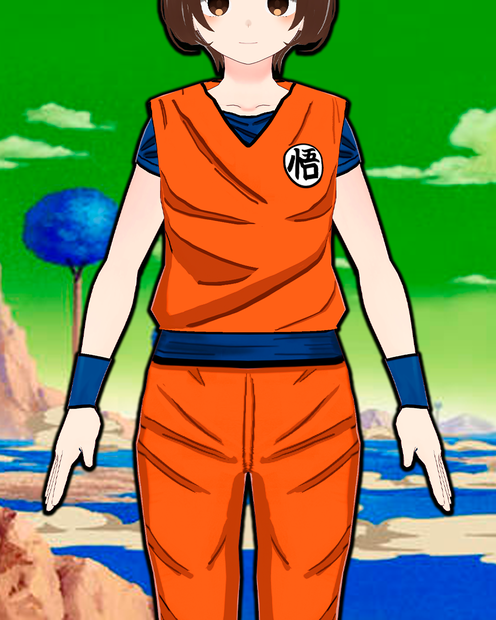 【VRoid】 Son Goku Dragon Ball Costume