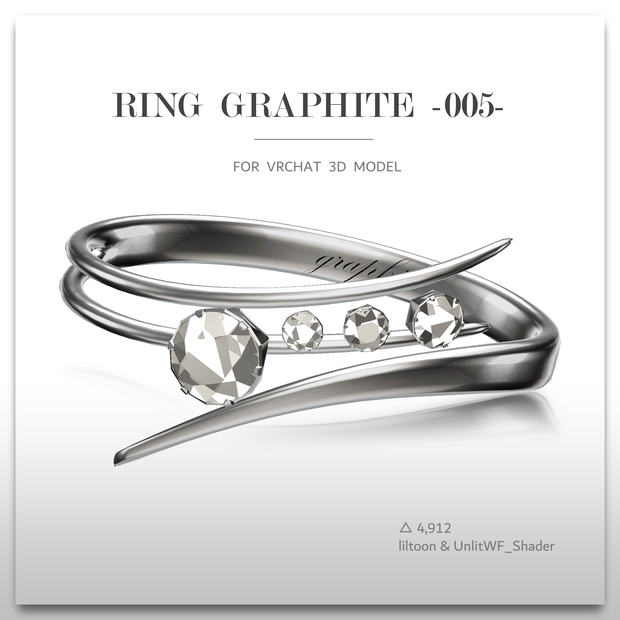 Ring 『graphite -005-』