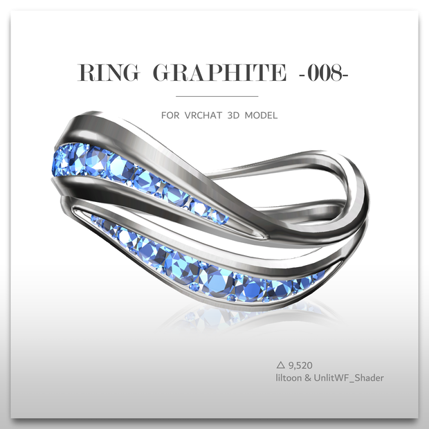 Ring 『graphite -008-』