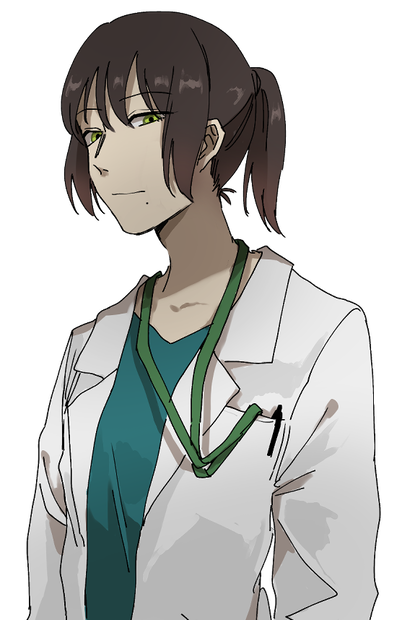 白衣の人物