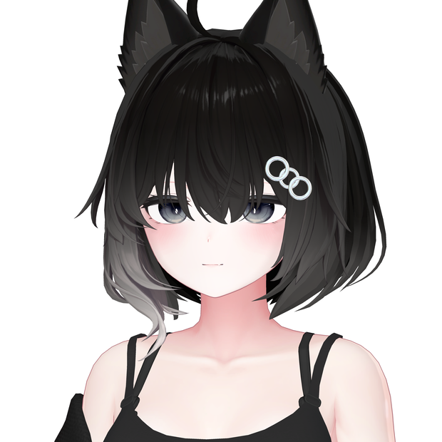 銀円のピン【VRChat対応】