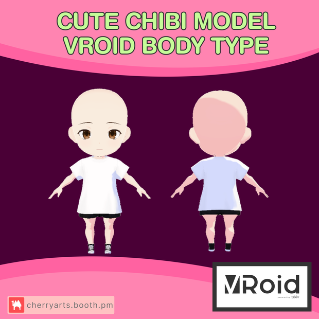Cute Chibi Model | VROID Custom Body Type