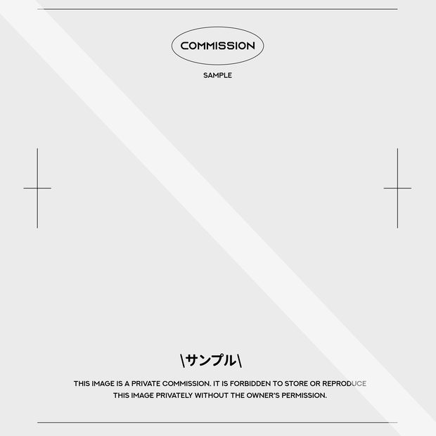 Sample 透かし【COMMISION】素材