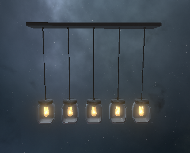 Ceiling Jar Lights