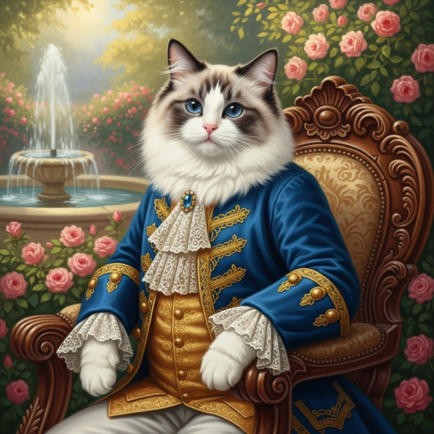 ラグドール｜蒼き庭園の王子 / Ragdoll | Prince of the Sapphire Garden