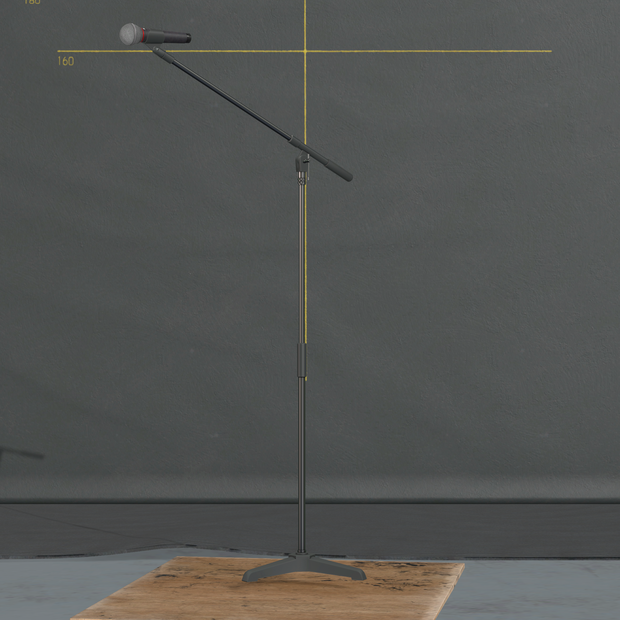 【無料配布】マイク&スタンドセット/Microphone&Stand