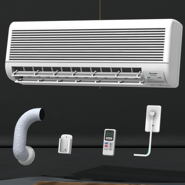 家庭用エアコンセット/Home Air Conditioner Set