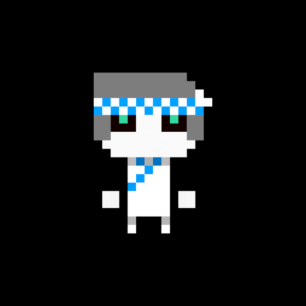 voxel job character_板前さん_アイコン用画像