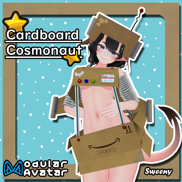 Cardboard Cosmonaut | カードボード・コスモノート『8バター対応』[VRC]