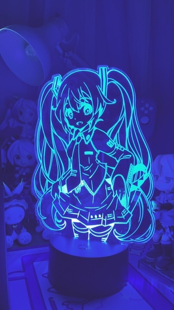 初音ミクアクリルLEDライト - RASPBERRY POD - BOOTH