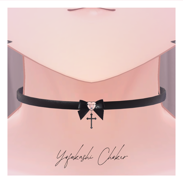 【VRChat想定】Yofukashi Choker【チョーカー】