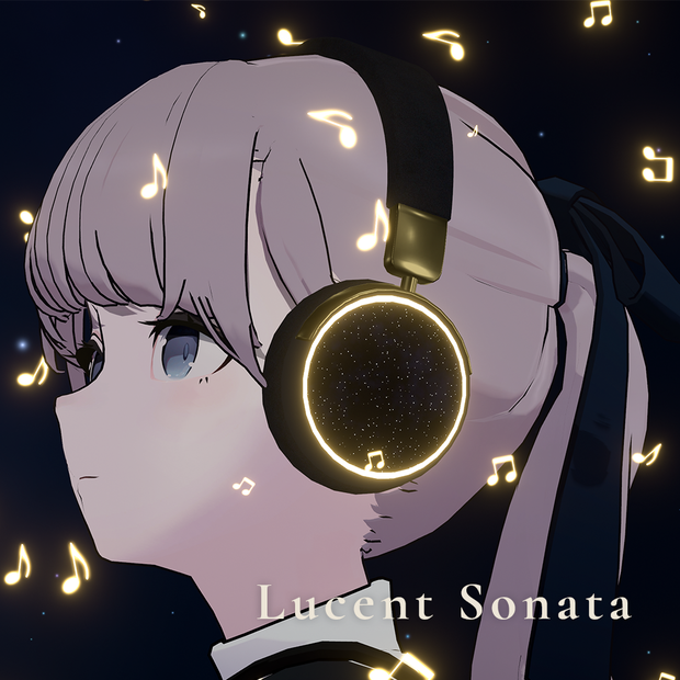 【4種パーティクル×AudioLink連動】ヘッドホン『Lucent Sonata』【8/9までセール中】