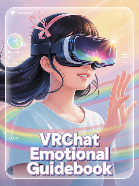 【感情ケア×VRChat】初心者向けガイドブック｜心を整えるPDFハンドブック
