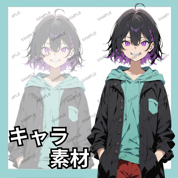 【キャラ素材】生意気な男子01